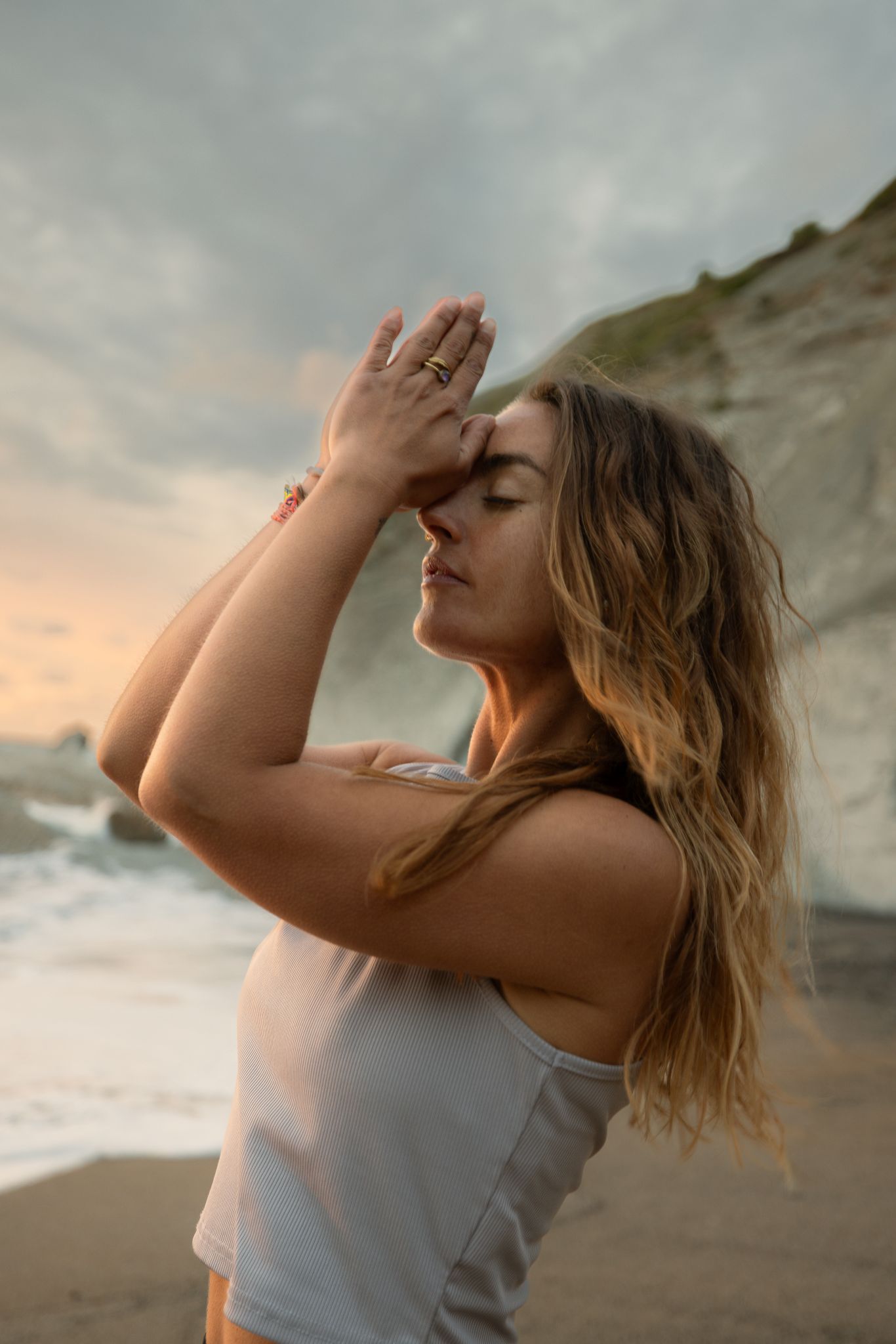 Estibaliz Gorricho, instructora de yoga
